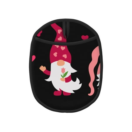 

Pofeuu Love You Mom Print Silicone Pot Mat Mitten With Hanging Loop Heat Resistant Oven Mitts Non-Slip Bbq Baking Smoking Potholders