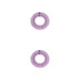 thumbnail image 4 of Qarigey Peine elástico Circular completo para mujer, peines flexibles para niñas, soporte para diadema, accesorio de peluquería para fiesta, Violeta 2piezas, 4 of 6