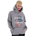 thumbnail image 5 of Freedom Fight Tactical American Flag Hoodie Sweatshirt Women Men Brisco Brands L, 5 of 6