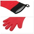thumbnail image 3 of Unique Bargains 1 Pc Non-slip Oven Mitts for Kitchen Red Black, 3 of 5