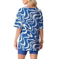 thumbnail image 6 of Cueply 2 Piece Sets for Women Summer Outfits Lounge Set Casual Matching Clothing Oversized T-Shirt Biker Shorts, 6 of 7
