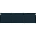 thumbnail image 3 of Meridian Furniture Mackenzie Navy Durable Linen Textured Modular Sofa, 3 of 6