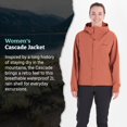 thumbnail image 4 of Campera Impermeable y Duradera MARMOT Cascade para Mujer Auburn Talle S, 4 of 8