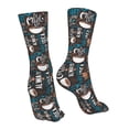 thumbnail image 7 of KLL Coffee Lover Print Print Womens Crew Socks Athletic Middle Tube Long Socks Novelty Socks Gifts For Men, 7 of 7