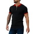 thumbnail image 1 of Gibobby Playera Tipo Polo Hombre Polo de Cubierta de Ajuste clásico Polo de Cubierta de Ajuste clásico para Hombre(Vino,M), 1 of 5