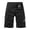 Black, variant on Mens Cargo Shorts Men Shorts Workout Shorts Loose-Fit Baggy Sweat Shorts Mens Chino Cotton Shorts Drawstring Elastic High Waisted Biker Shorts Women Summer Beach Vacation Shorts with Pockets
