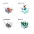thumbnail image 5 of Isaac Jacobs 3-Pack XL Clear Plastic Storage Bins with Handles, Fridge/Freezer/Food Safe, BPA Free, 5 of 5