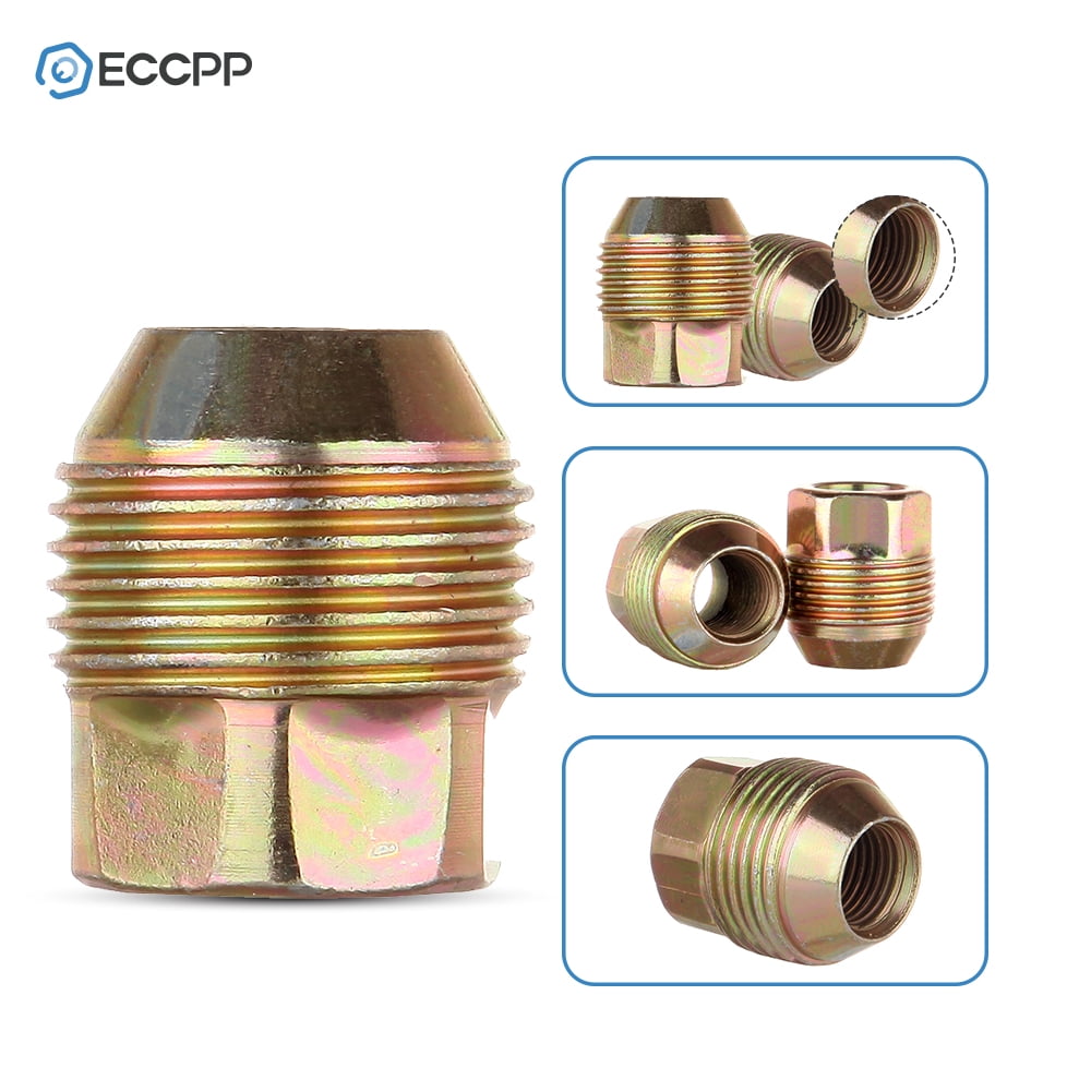 ECCPP Fits Chevy GMC GM Factory Style Lugs 24 Piece 7/8" 14x1.5 Open End Lugs Nuts