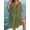 #0281-Army Green, variant on Women's Swim Cover Ups Cold Shoulder Half Sleeve Macrame Back Tie Beach Dresses Seaside Soft Loose Beach Cover Ups Gift