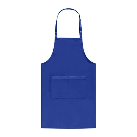 Kedshhgu Kitchen Apron Chef Apron with 2 Pockets Waiter Artist Apron Suitable for Cooking Grilling Dishwashing Restaurant Work