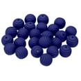 thumbnail image 1 of 25PCS Perlas de Silicona, Perlas de Silicona de 15 mm, Perlas Espaciadoras a Granel, Perlas para Hacer Bolígrafos y Llaveros, Azul Oscuro, 1 of 7