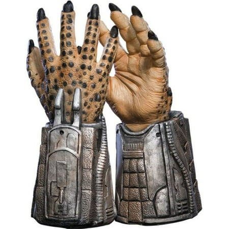 Morris Costumes Boys Predator Latex Metal Look Gauntlet Hands One Size, Style RU68155