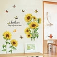 thumbnail image 2 of Calcomanías de pared Sincero de mariposas y girasoles 1 ud, 2 of 5