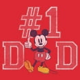thumbnail image 2 of Mens Mickey & Friends Father's Day Mousey #1 Dad T Shirt, 2 of 5