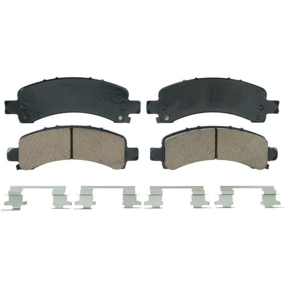 Rear Brake Pad Set - Compatible with 2003 - 2018, 2020 GMC Savana 2500 2004 2005 2006 2007 2008 2009 2010 2011 2012 2013 2014 2015 2016 2017