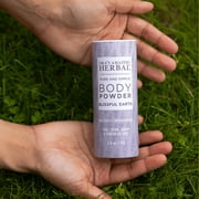 Talc Free Body Powder for Women, Dusting Powder, Cornstarch Free Talcum Powder, Grounding Relaxation Scent, Essential Oils Lavender, Vetiver, Clary Sage, Ora’s Amazing Herbal, Blissful Earth 2.5 oz