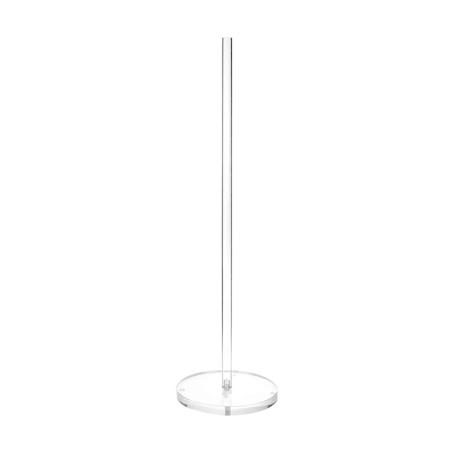 Paper Towel Holder Acrylic Modern Standing Sturdy Tissue Organization for Bathroom Washroom Indoor Restaurant Hotel