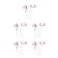 thumbnail image 1 of Kearding Auriculares con cable Auriculares intrauditivos con reducción de ruido con conector de 3,5 mm Rose+Red Type2 NO2, 1 of 6