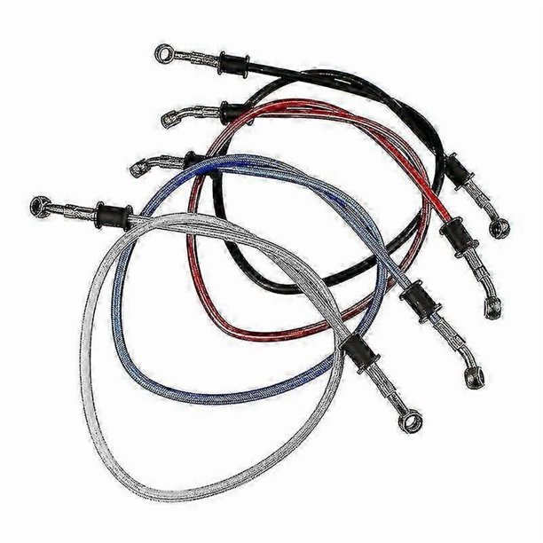 60cm-200cm Motorcycle Brake Hose Braided Steel Brake Clutch Oil Hose Line Pipe Braided Stainless Motorcycle Bike Atv Accessories