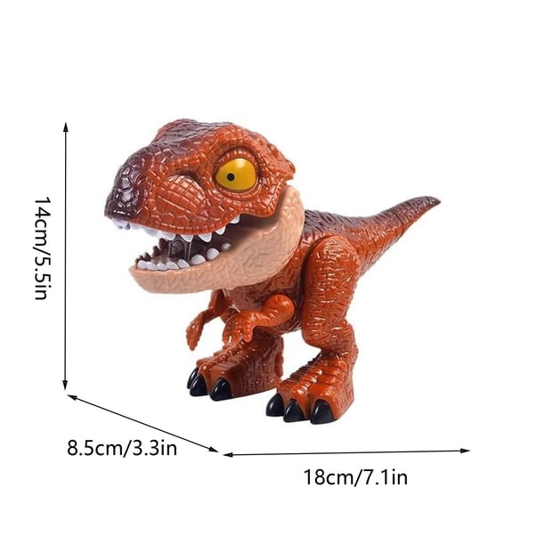 Oficina y papelería Sacapuntas de dinosaurio para niños Juego de papelería de dinosaurio 5 en 1 Juguetes modelo de dinosaurio con sacapuntas y borrador Modelo de dinosaurio de plástico