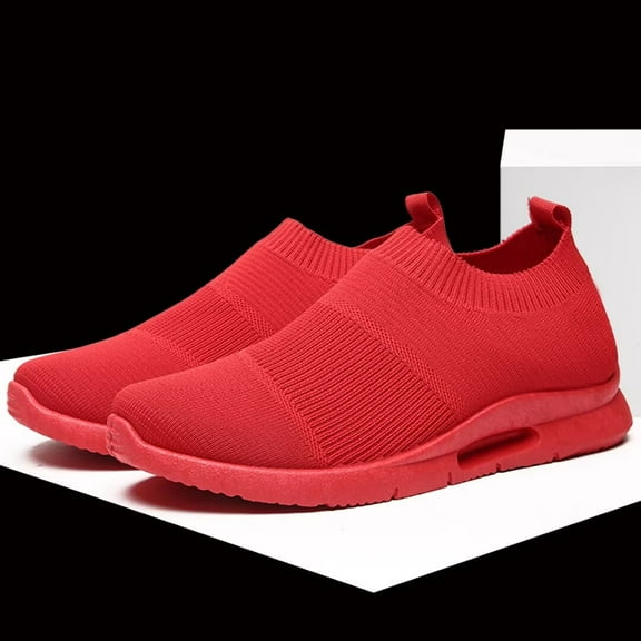 Tvtaop Women's Sock Style Walking Shoes Without Straps Lightweight Sports Shoes