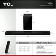 thumbnail image 2 of TCL Q75H 5.1.2 Channel Q Class Soundbar with Dolby Atmos, Ray Danz Technology, and Wireless Subwoofer, 2 of 16