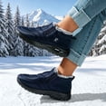 thumbnail image 7 of Bnwani Boots for Women,Winter Boots,Round Toe,Water-Resistant,Non-slip,Slip-on,Dark Blue,40(US:7.5), 7 of 7