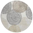 thumbnail image 2 of Addison Rugs Chantille Indoor/Outdoor Transitional Abstract Linen Machine Washable Round Rug, 8' x 8', 2 of 8