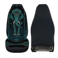 thumbnail image 6 of FOR U DESIGNS Boho Mandala Elehant Print Car Front Seat Covers Washable Driver Seat Cover with Backrest Scratch-Resistant Car Seat Protector Automotive Interior Accessories, 6 of 7