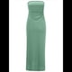 thumbnail image 2 of Vestido de Cintura Alta con Hombros Descubiertos, Verde Frijol, Talla S, 2 of 10