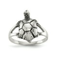 thumbnail image 1 of 925 Sterling Silver Vintage Sea Turtle Ring Shell Life, 1 of 8