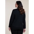 thumbnail image 2 of ELOQUII Women's Plus Size The Ultimate Stretch One-Button Blazer, 2 of 3