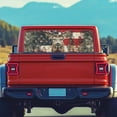 thumbnail image 4 of SEANATIVE Truck Rear Window Decal See Through Perforated Vinyl Truck Window Film Waterproof UV Protection Pickup Sticker Automotive Decals Patriotic Decor, American Flag Deer, 4 of 7