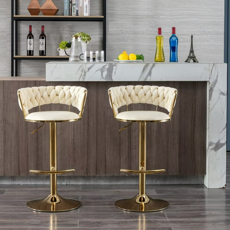 2pcs adjustable swivel bar stools dining chair deals