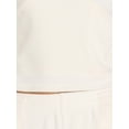 thumbnail image 4 of No Boundaries Brushed Waffle Knit Wrap Sleep Top, Women’s, Sizes XS-XXL, 4 of 5
