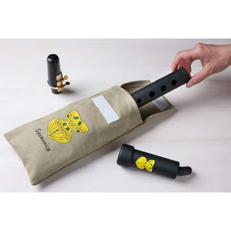 Sax on the go, Saxophone/Harmonica hybrid Saxmonica pocket-sized