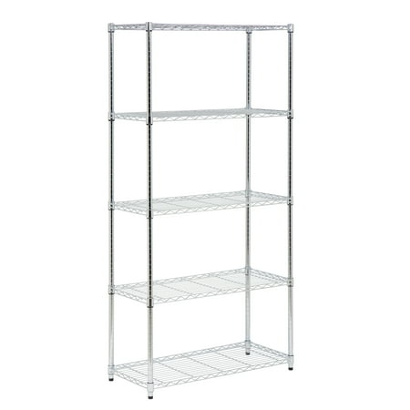 

Honey-Can-Do 5 Tier Chrome- 18X36X72 350Lb