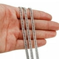 thumbnail image 2 of 3/4/5mm Stainless Steel Necklace Lobster Clasp Mens Wholesale Link Chain 18-30", 2 of 3