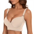 thumbnail image 5 of Brown High - Back 3 - Row 8 - Hook Bra for Women - Nylon Material, 5 of 9