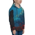 thumbnail image 3 of Daiia Tower And Red Roses for Boys Fashion Hoodies & Sweatshirts with Kangaroo Pocket,Hooded Sweatshirt for Kid, Breathable& Moisture Wicking-Medium, 3 of 6