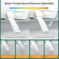 thumbnail image 5 of Smart Bidet Toilet with Built-in Bidet Seat, Heated Seat, Tank, Remote Control, Foam Shield, Foot Sensor, Warm Water, One-Piece Toilet for Bathroom, White, 5 of 10