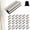 40 Pairs, variant on Magnetic Curtain Clips,Magnetic Blackout Curtain Clips Magnetic Closure, No-Drill Detachable Metal Weight Buckles, Privacy Protectio, for Home, Bedroom & Outdoor Patio