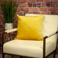 thumbnail image 4 of Parkland Collection Nerine 20x20" Reversible Fabric Throw Pillow in Gray/Yellow, 4 of 6