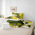 thumbnail image 4 of YST 7 Piece Yellow Swirl Comforter Set, Gold Marble, Queen, 4 of 4