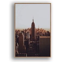 IDEA4WALL Framed Canvas Wall Art for Living Room, Bedroom Brooklyn Bridge and New York City Canvas Prints for Modern Home Decoration Ready to Hang