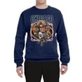 thumbnail image 2 of Wild Bobby, Chicago Fan | CHI Fantasy Football ,Sports, Unisex Crewneck Graphic Sweatshirt, Navy, XX-Large, 2 of 4