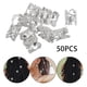 thumbnail image 4 of 50 piezas de cuentas para rastas, trenzas, anillos, clips para el cabello, adornos y colgantes. Plata, 4 of 9