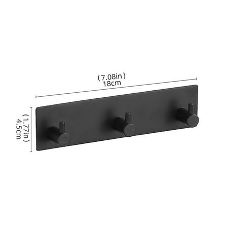 

Punch-free coat hook door rear bathroom stainless steel hook kitchen single hook
