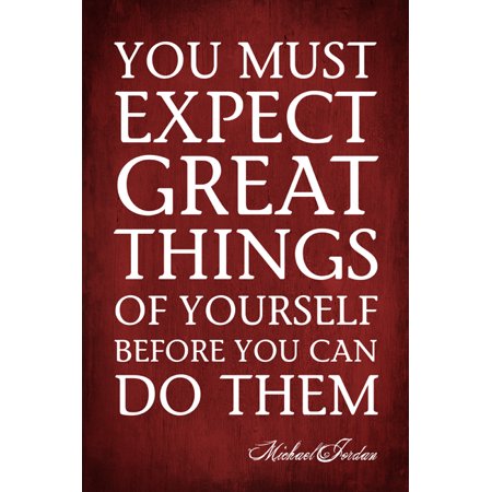 you must expect great things of yourself michael jordan