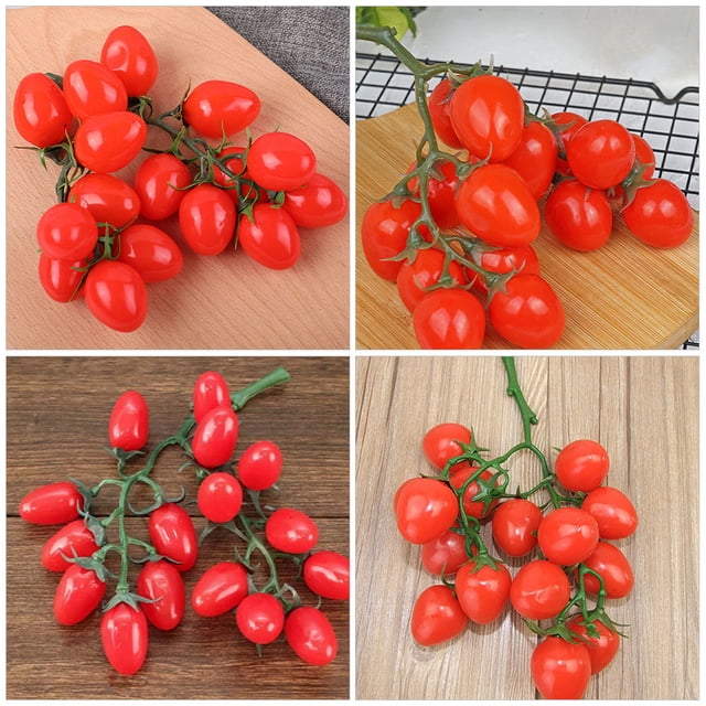 HEALEEP 2Ud Simulación Cherry Adornos Realistas Para Y Cocina